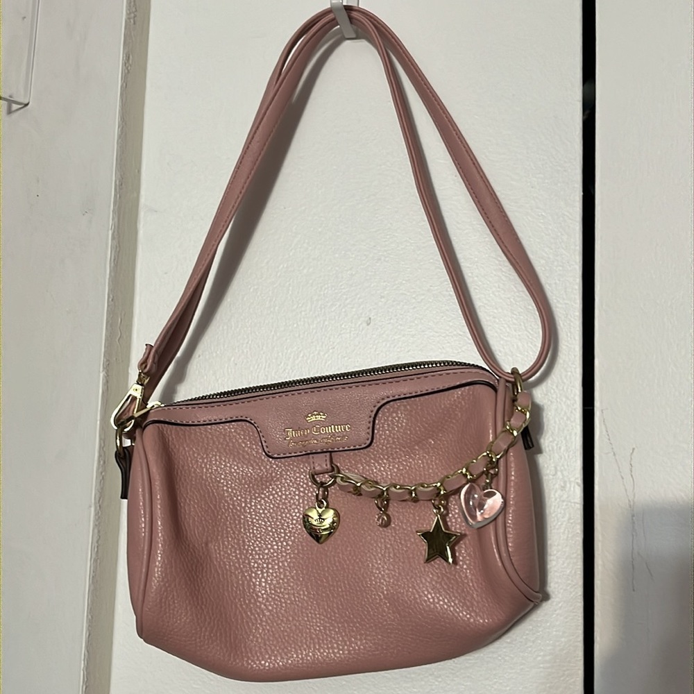Pink Juicy Couture Barrel Crossbody Bag